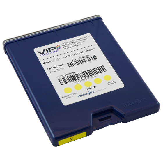 CARTOUCHE JAUNE VP610 et VP700